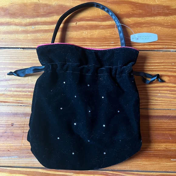 Victoria’s Secret Velvet with Rhinestones Conch Bag/Purse Brand New - Picture 3 of 6